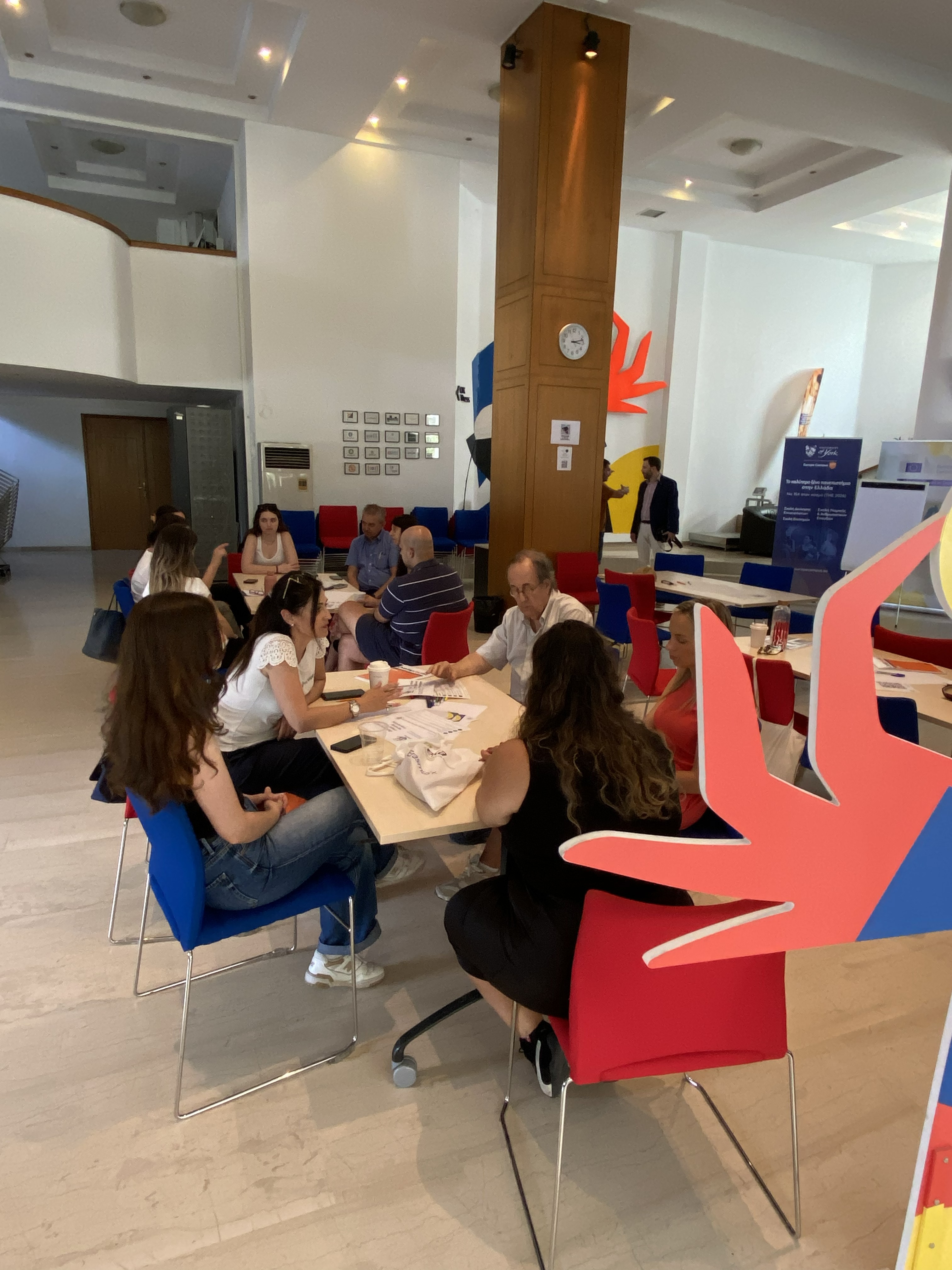 World Cafe discussion at the Thessaloniki dialogue